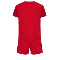 Danmark Replika babykläder Hemmaställ Barn VM 2022 Kortärmad (+ korta byxor)